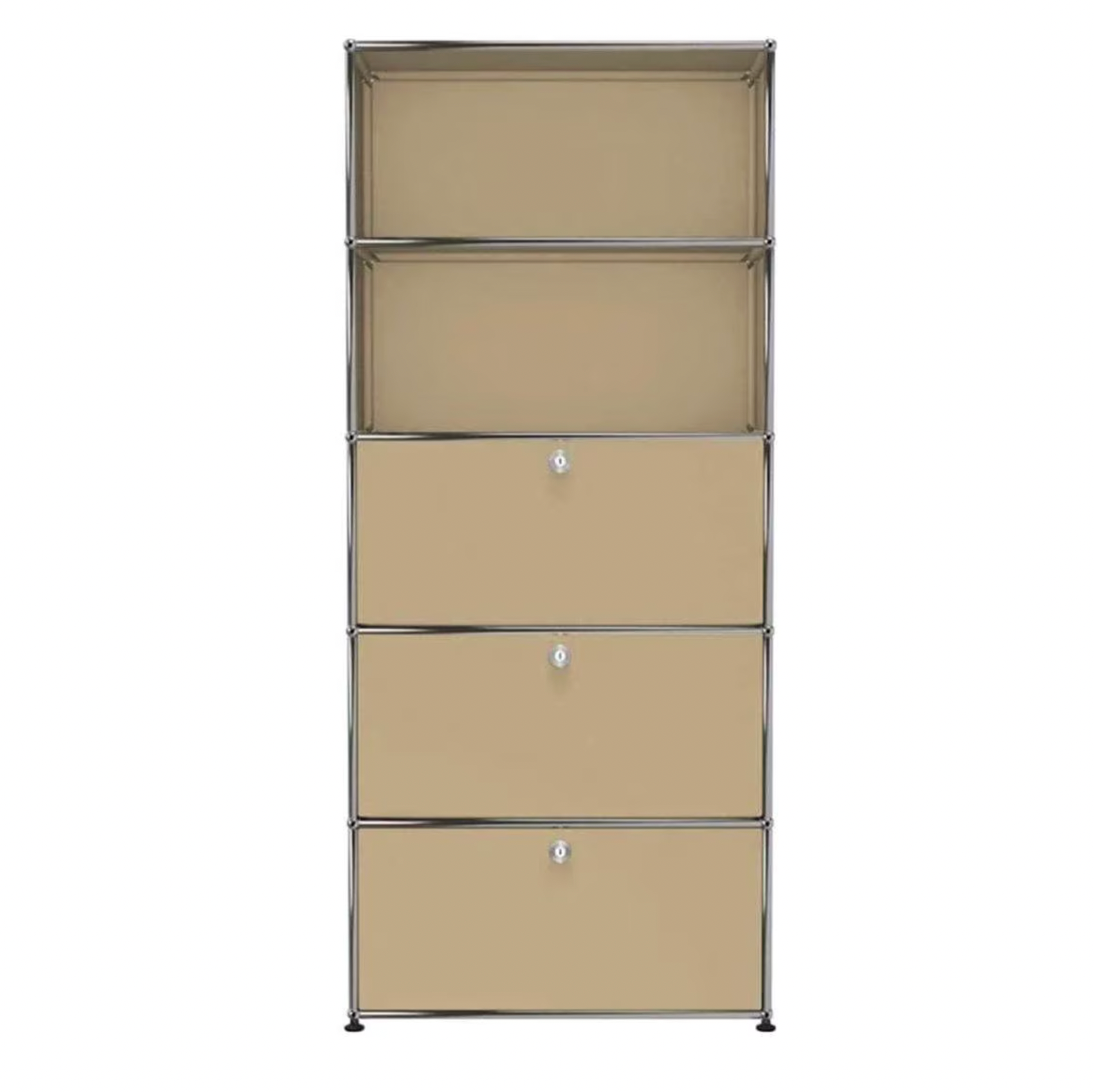 USM Haller R2 kast met werkplek beige