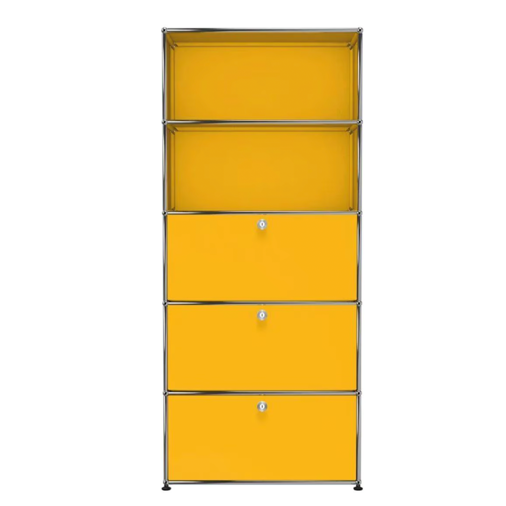 USM Haller R2 kast met werkplek geel