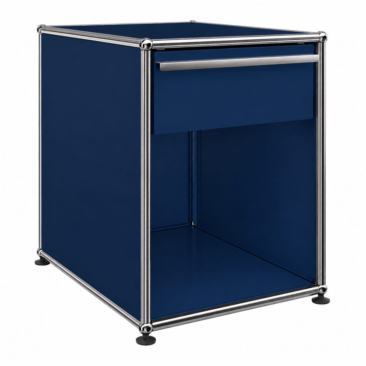 USM Haller nachtkast met lade donker blauw