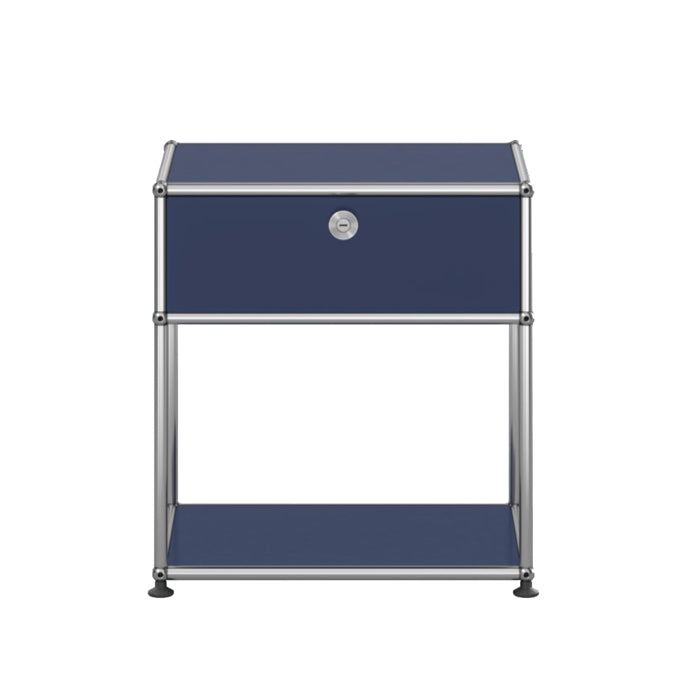 USM Haller nachtkastje M54 donkerblauw slaapkamer