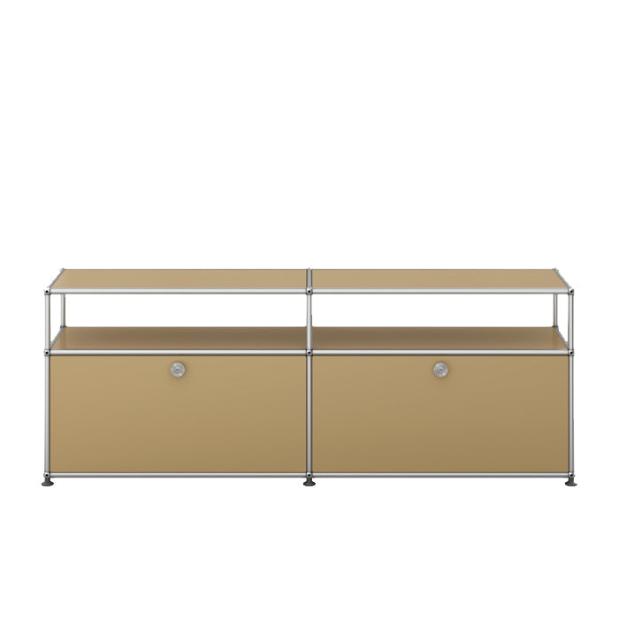 USM Haller tv-meubel beige woonkamer