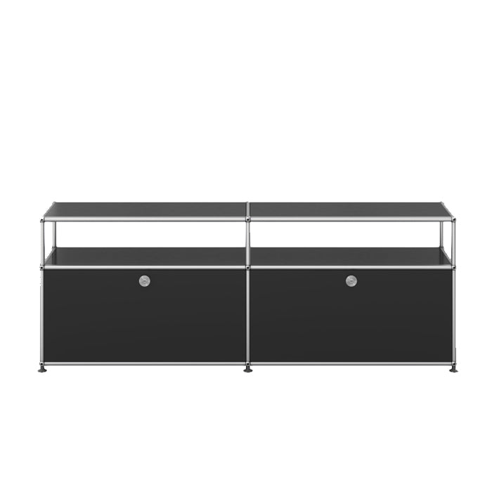 USM Haller tv-meubel zwart woonkamer