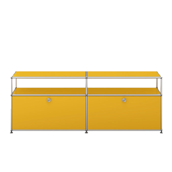 USM Haller tv-meubel geel woonkamer