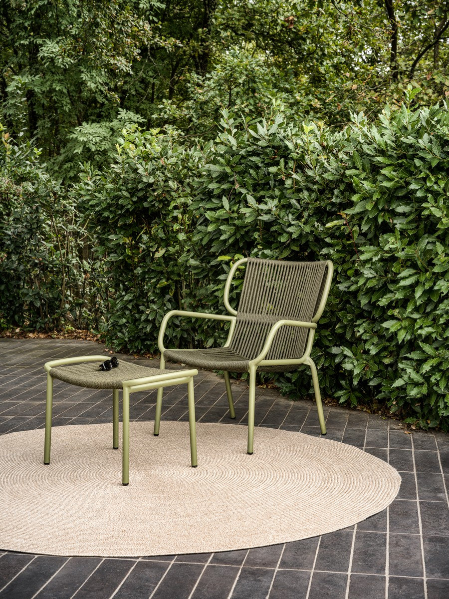 Vincent Sheppard Ribbon lounge chair moss sfeerbeeld