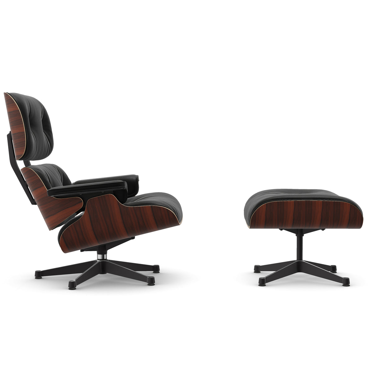 Vitra Eames Lounge Chair en Ottoman Santos palisander