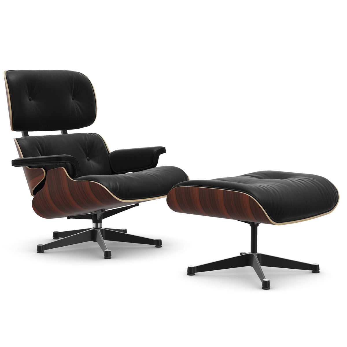 Vitra Eames Lounge Chair en Ottoman Santos palisander