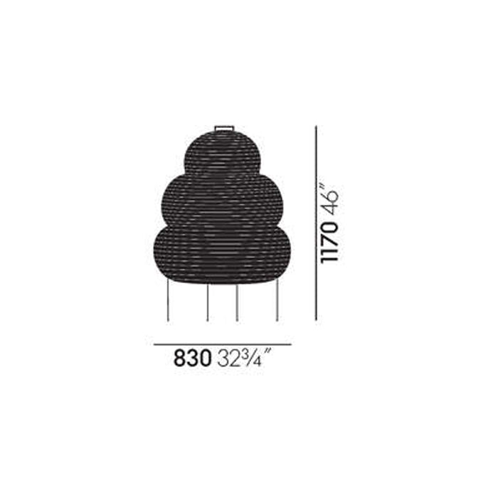Vitra Akari 25N vloerlamp
