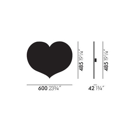 Vitra Metal Wall Relief International Love Heart