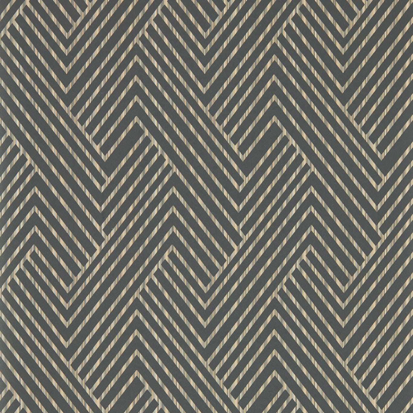 Clarke & Clarke behang Grassetto Charcoal W0181/01