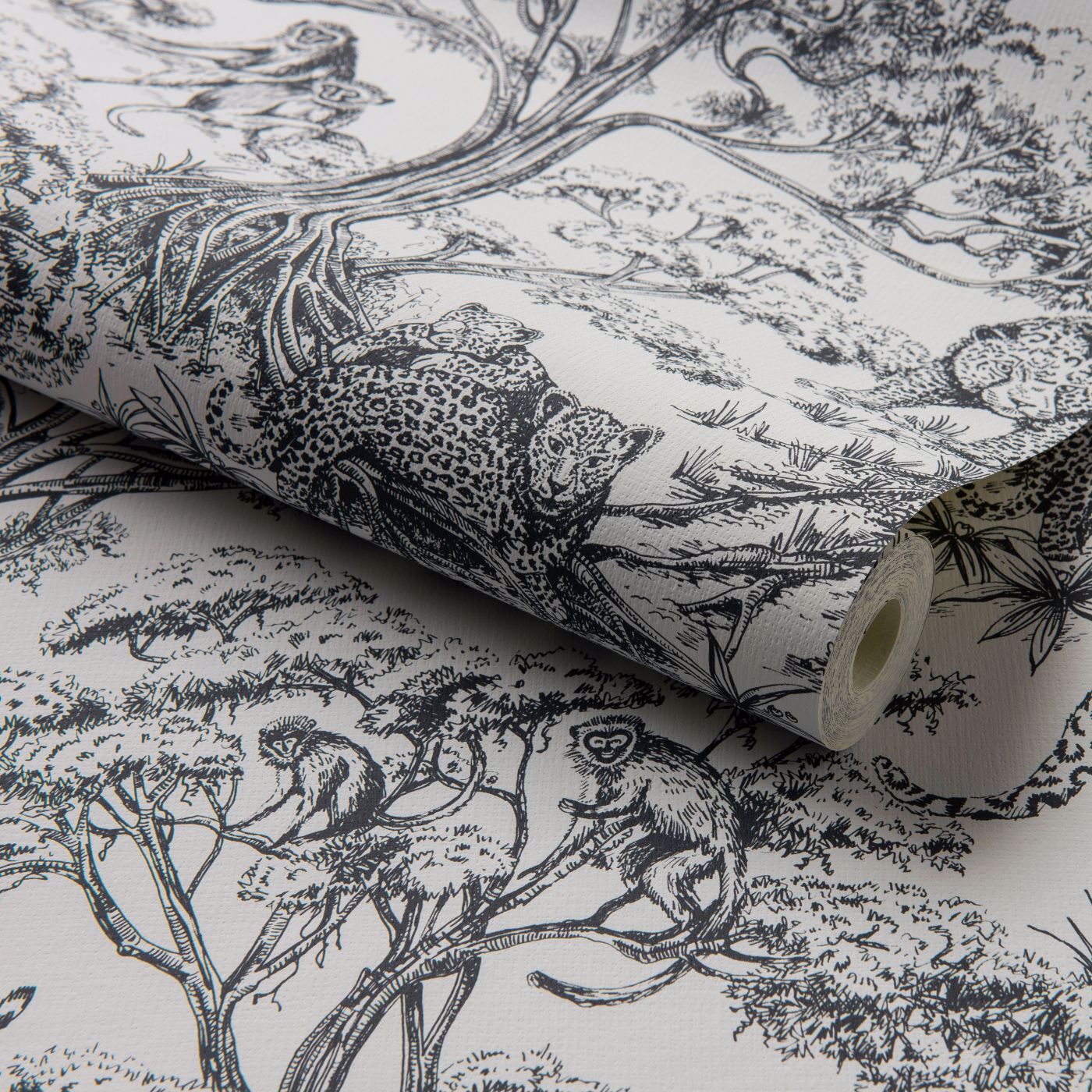 Clarke & Clarke behang Kisumu Noir W0185/03