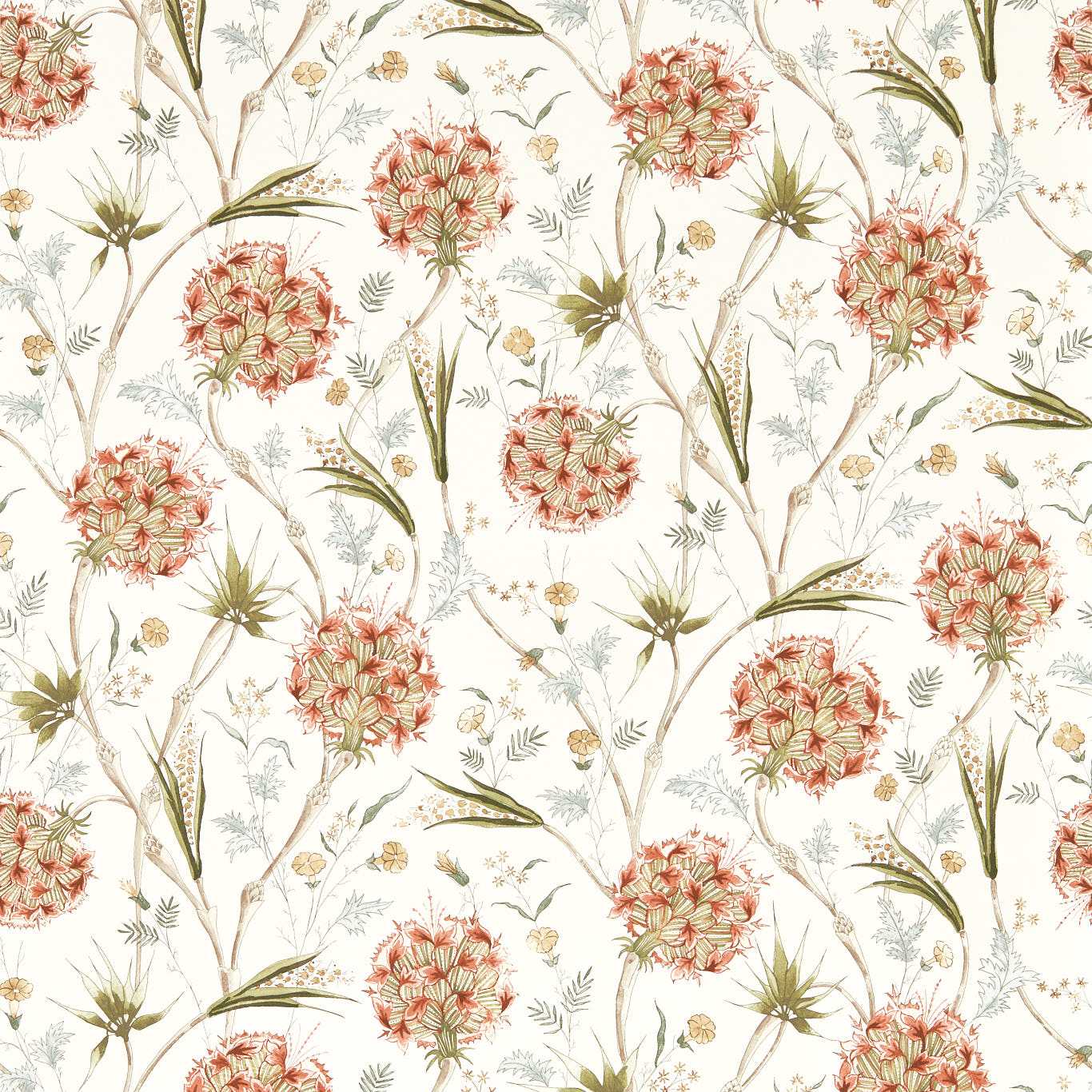 Zoffany behang Wallichi Russet/Olive 313116