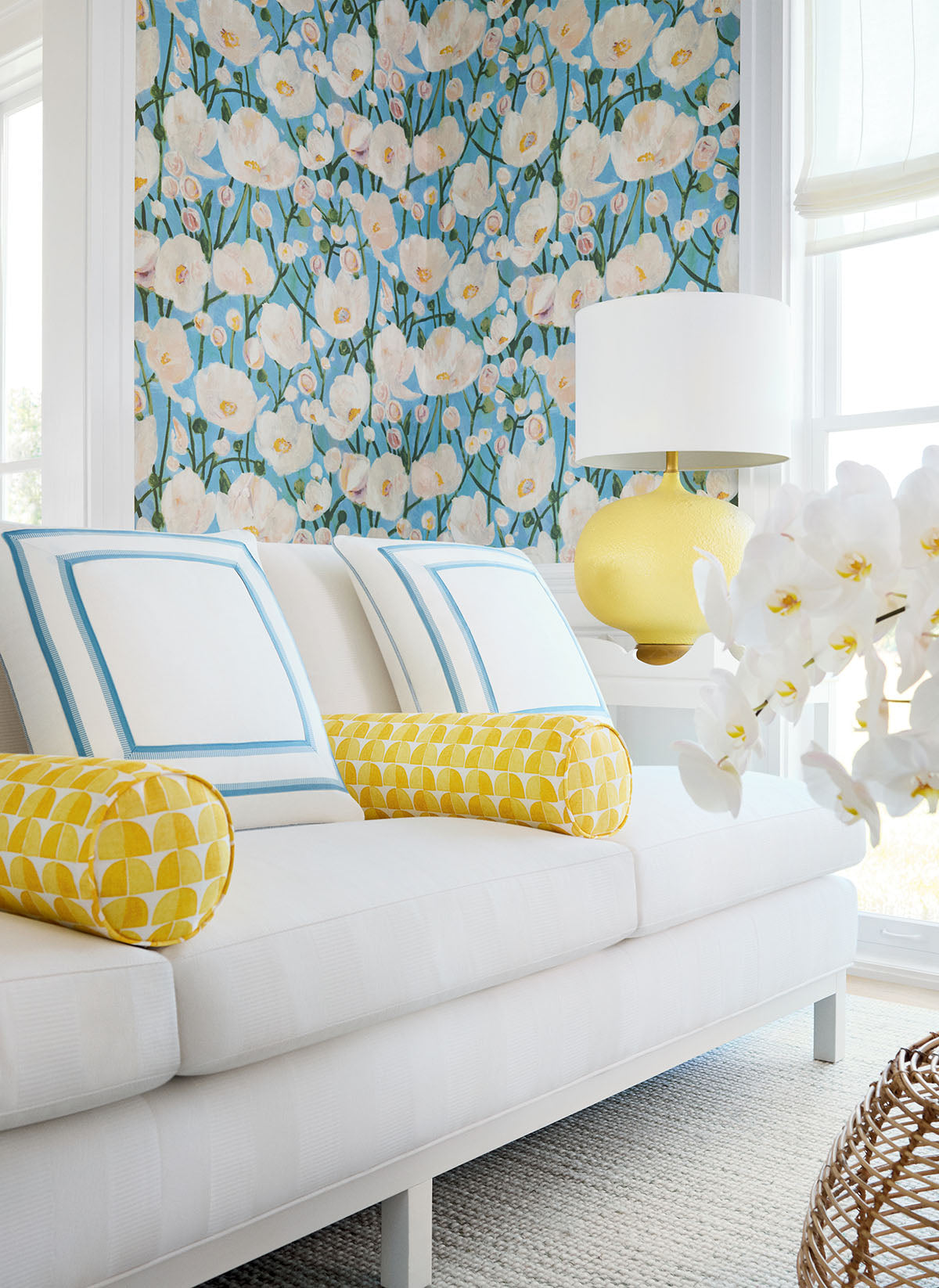 Thibaut behang Tivoli Sky Blue T45016