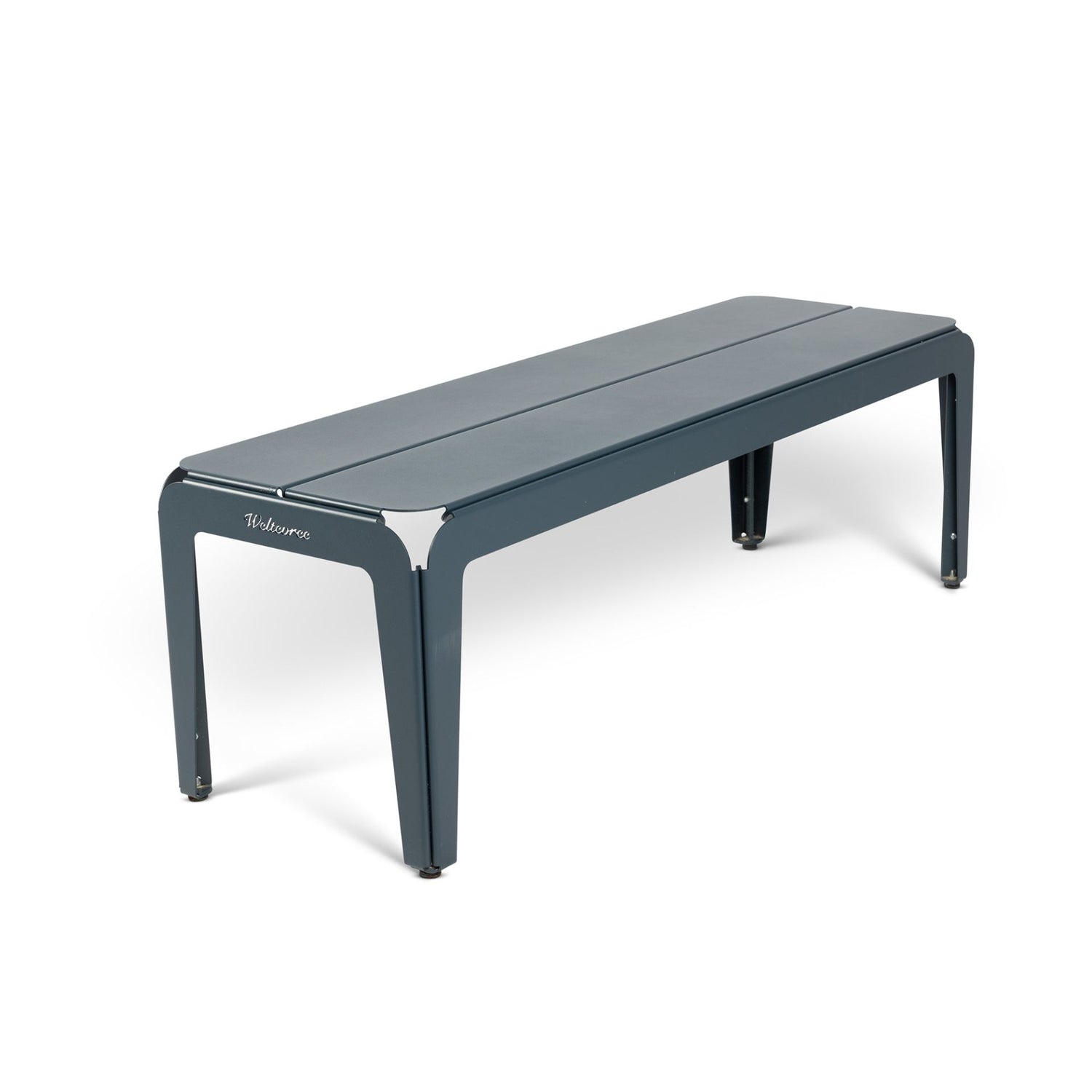 Weltevree Bended Bench tuinbank blue