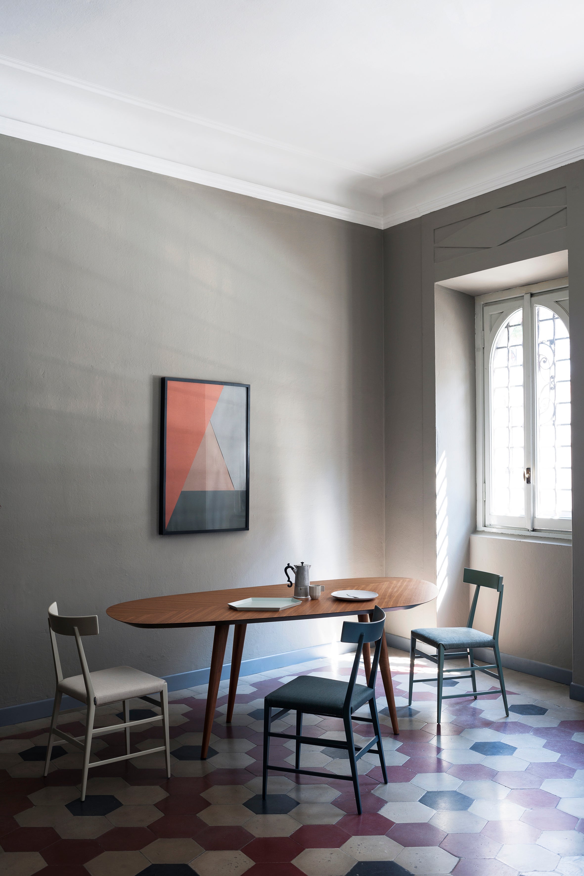 Zanotta Tweed eettafel