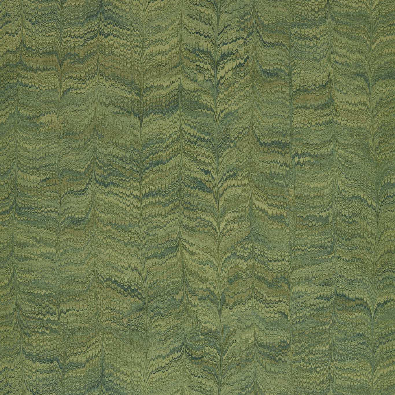 Zoffany behang Jaipur Plain in de kleur Deep Moss 313084