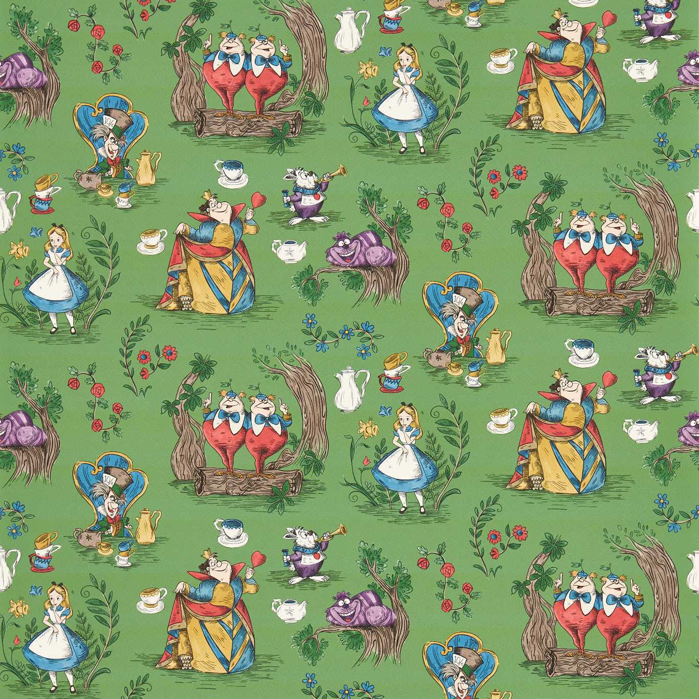 Sanderson x Disney Alice in wonderland Gumball Green 217285