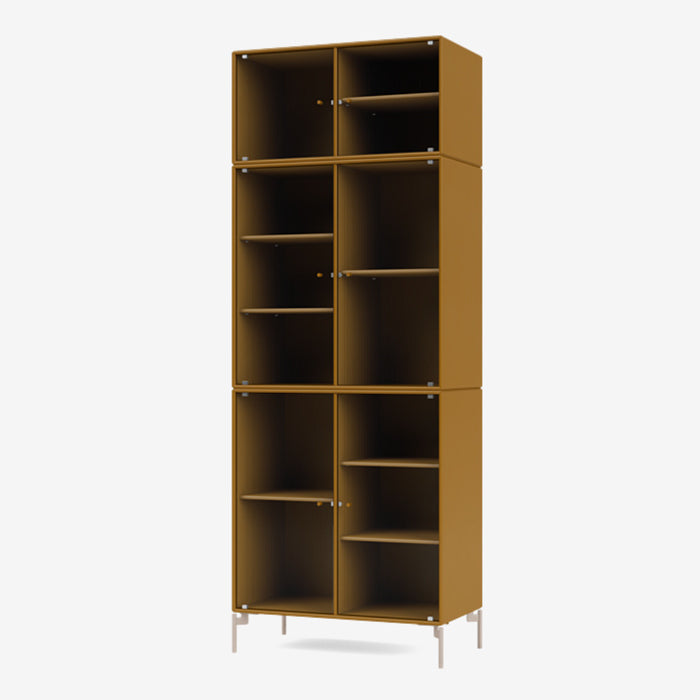 Montana Ripple 4 Vitrine cabinet geel, oker, amber