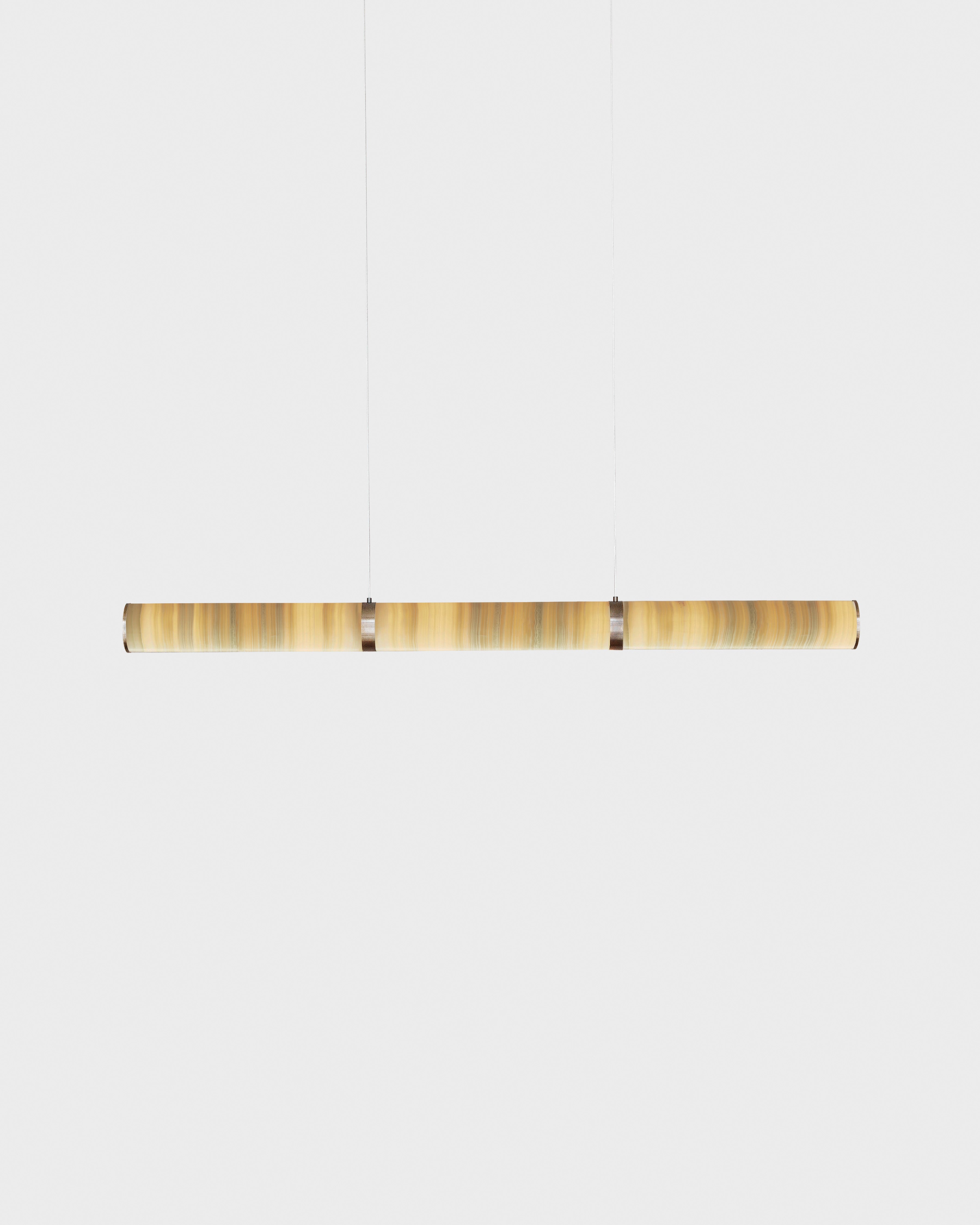 Anour PARS Horizontal - Browned Brass / Onyx mix - aan