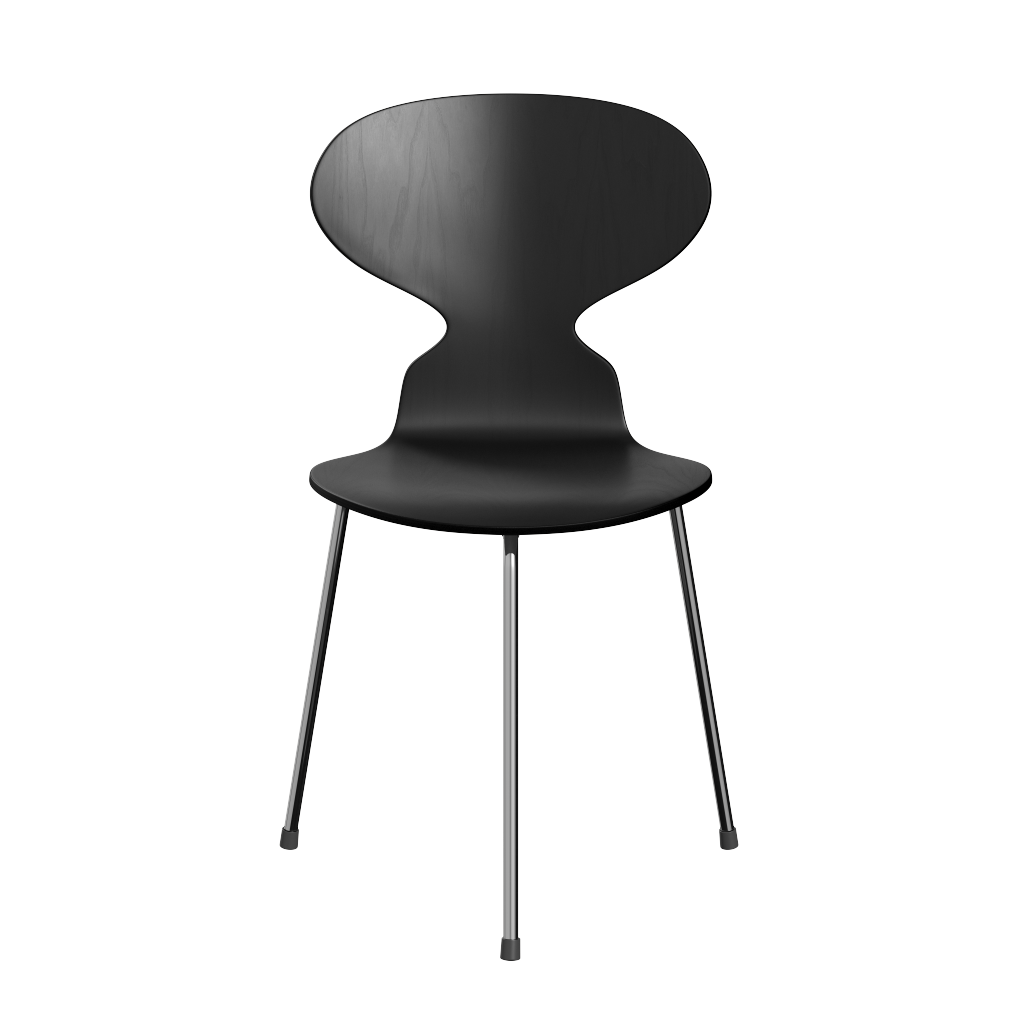 Fritz Hansen the Ant 3100 chair zwart, black
