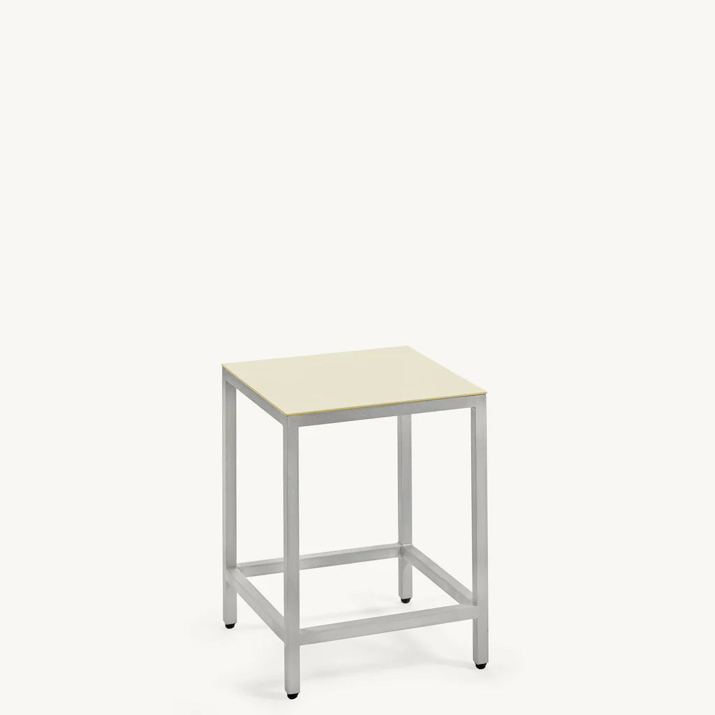 ivory small Valerie Objects Alu bar stool