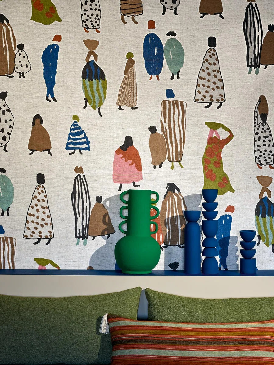 Pierre Frey behang Bedouins Multicolore FP15500