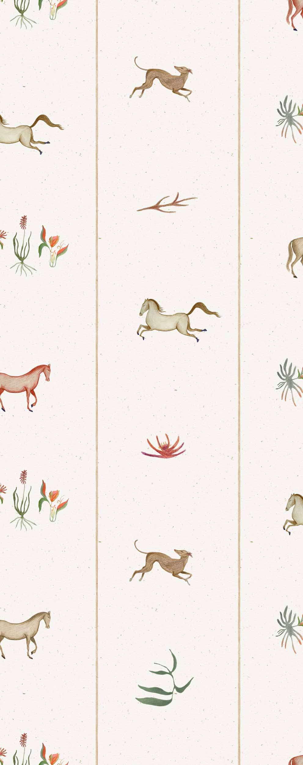 Coordonné behang Bike ride Fawn A00907