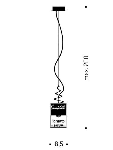 Ingo Maurer Canned Light hanglamp