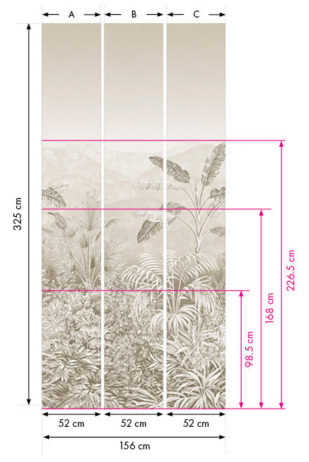 Little Greene Behang Capricorn - Portland Stone