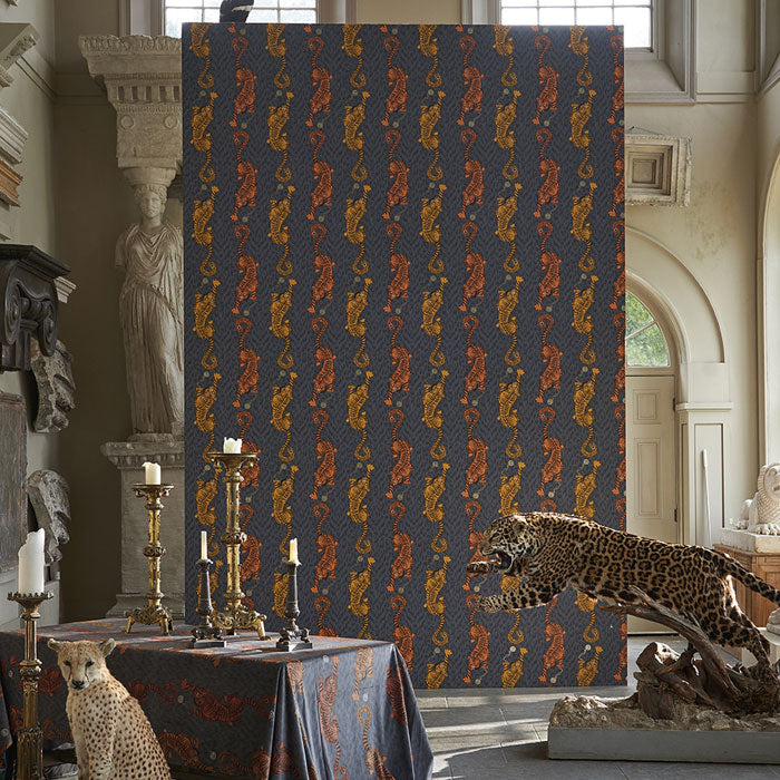 Clarke & Clarke behang Tigris Navy W0105/03