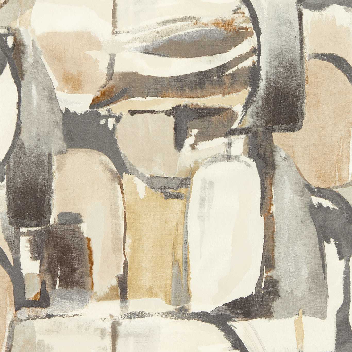 Clarke & Clarke behang Figura Linen/Charcoal W0180/02