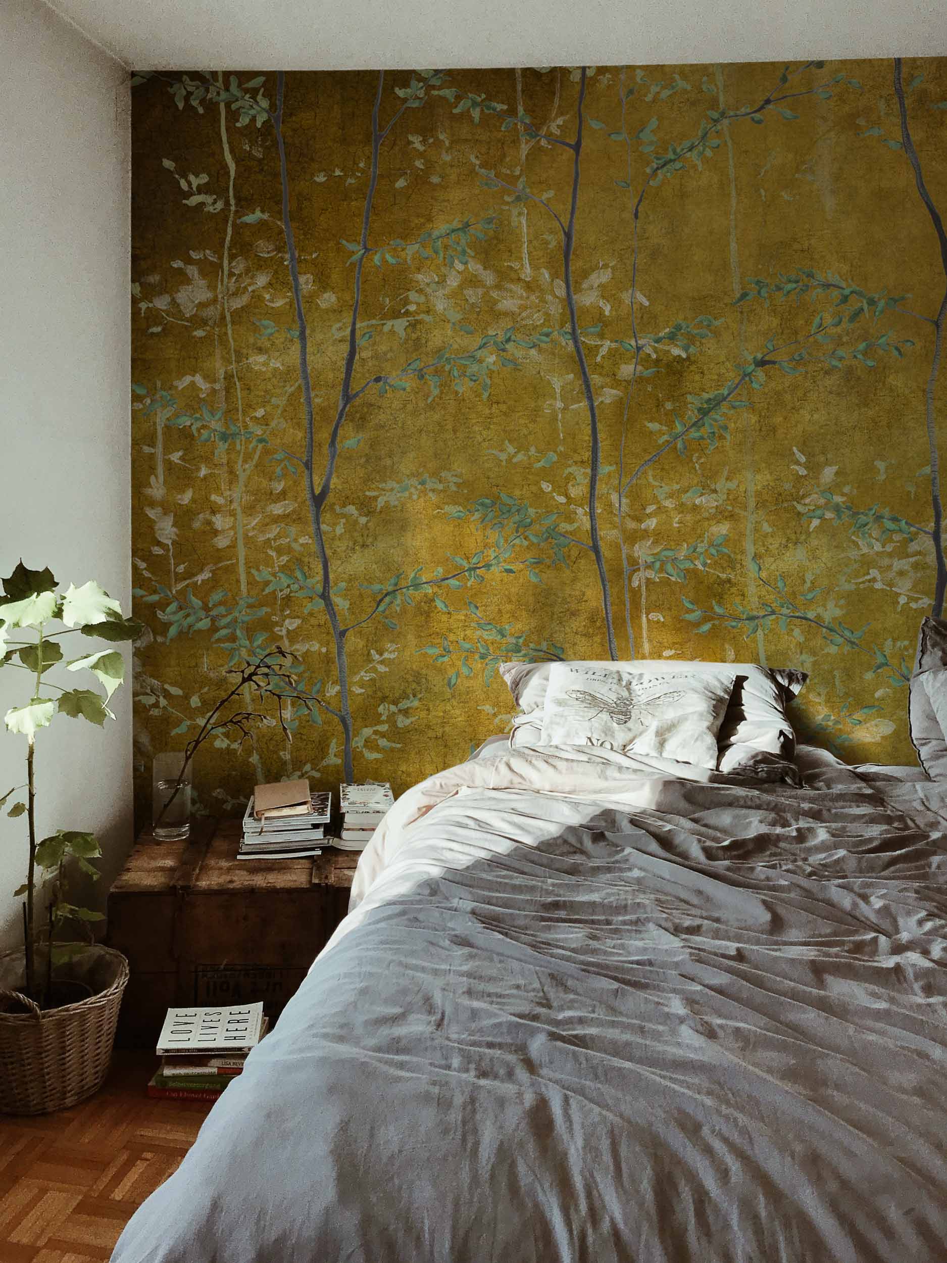 Coordonné behang Woods Gold 7800998