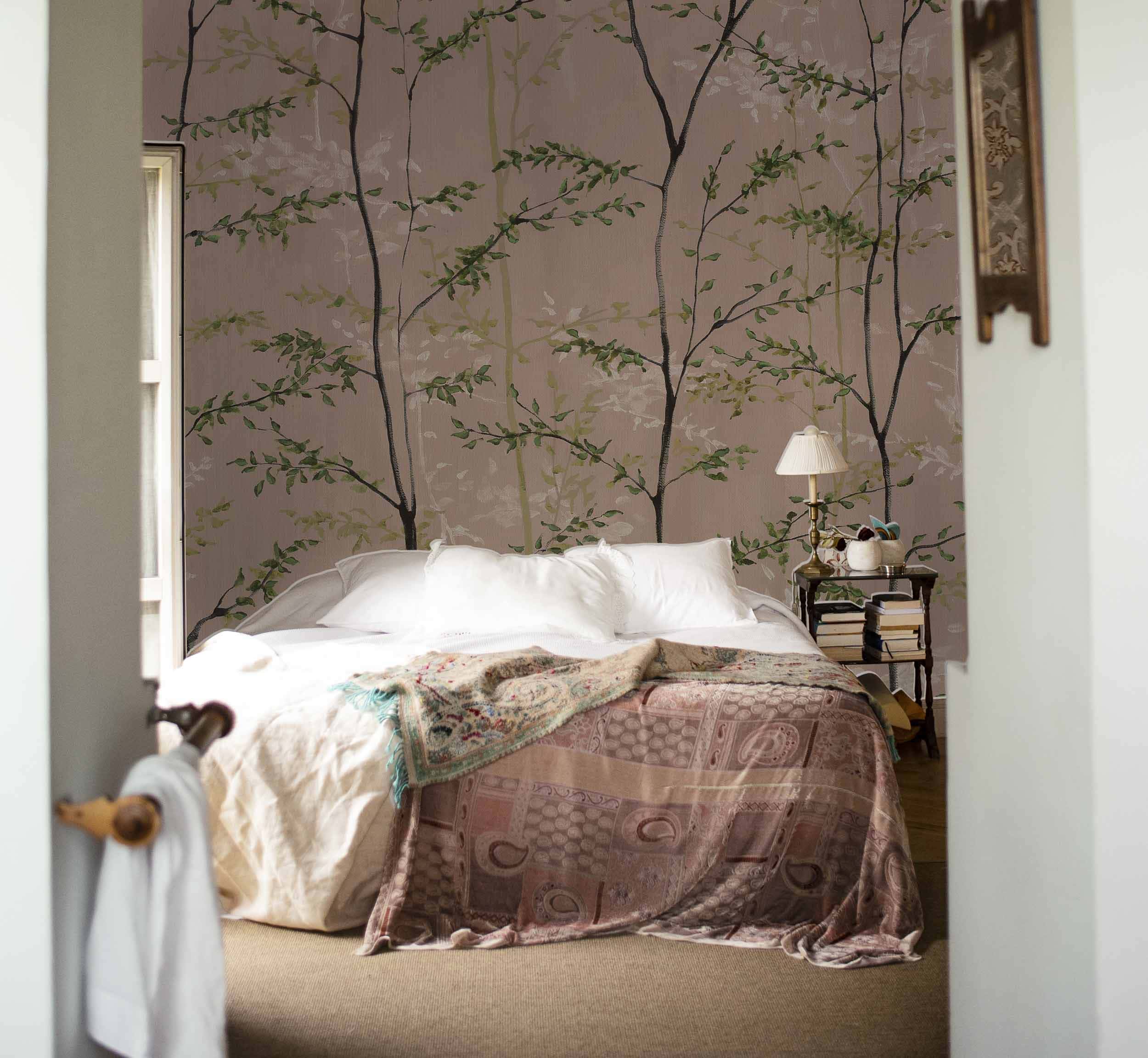 Coordonné behang Woods Pink 7800997