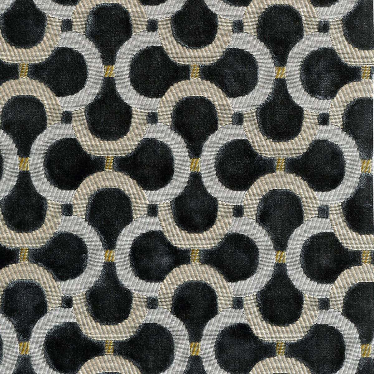 Dedar stof Scarabeo Charcoal