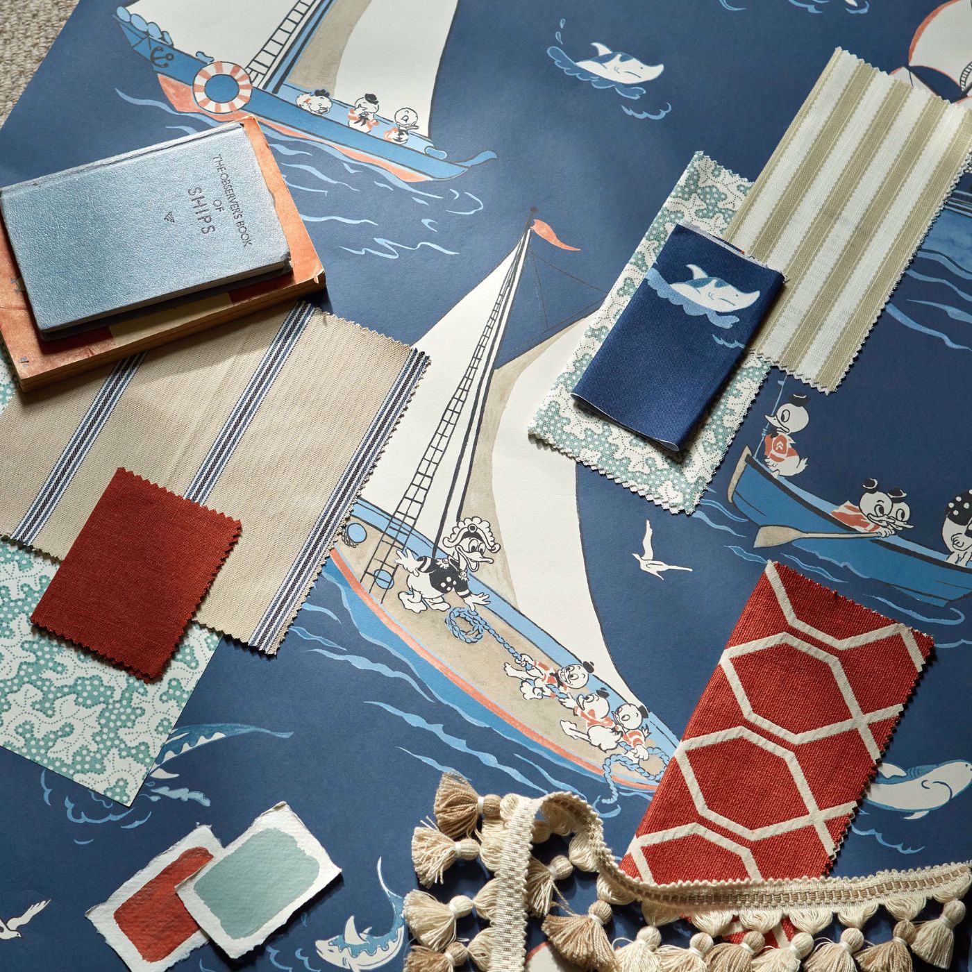 Sanderson x Disney Donald Nautical Sea Salt 217282