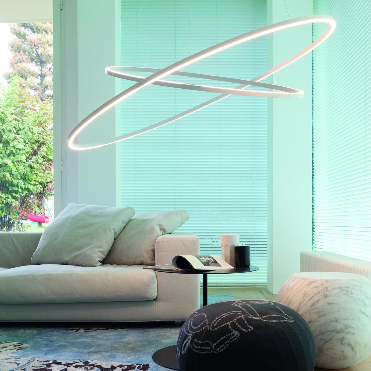 Nemo Ellisse double hanglamp