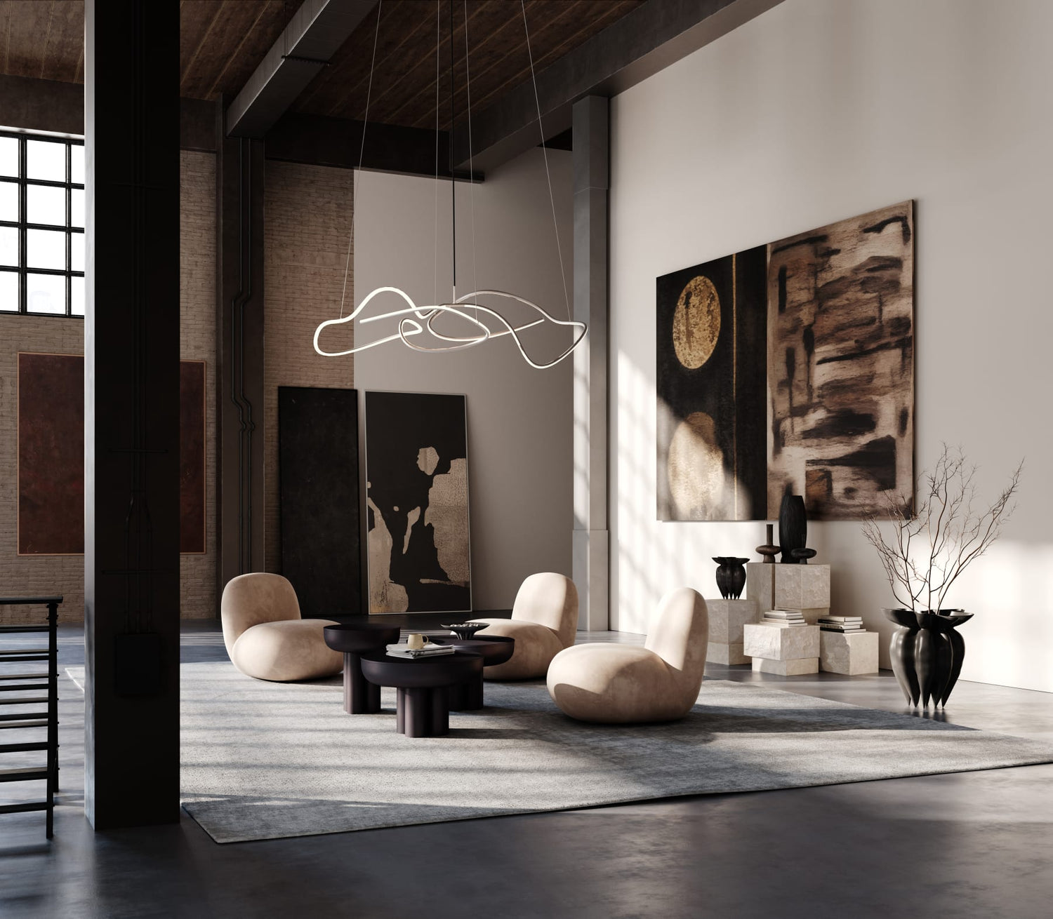 101 Copenhagen Ghost Chandelier Big - Chrome