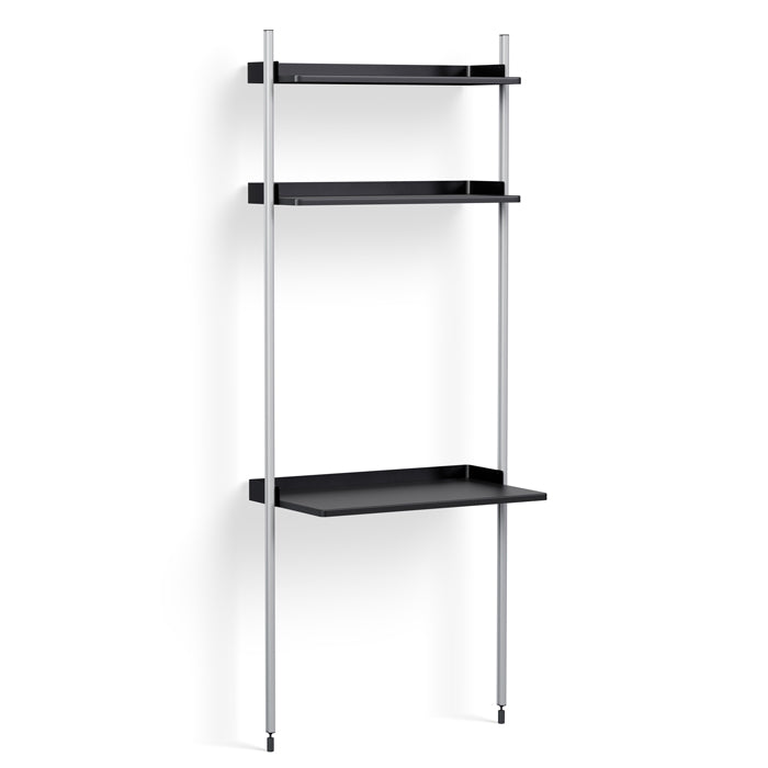 Hay Pier system 11 1 columns wandkast + work desk