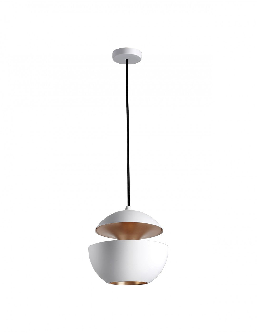 DCW éditions Here Comes the Sun Ø17,5 hanglamp wit koper