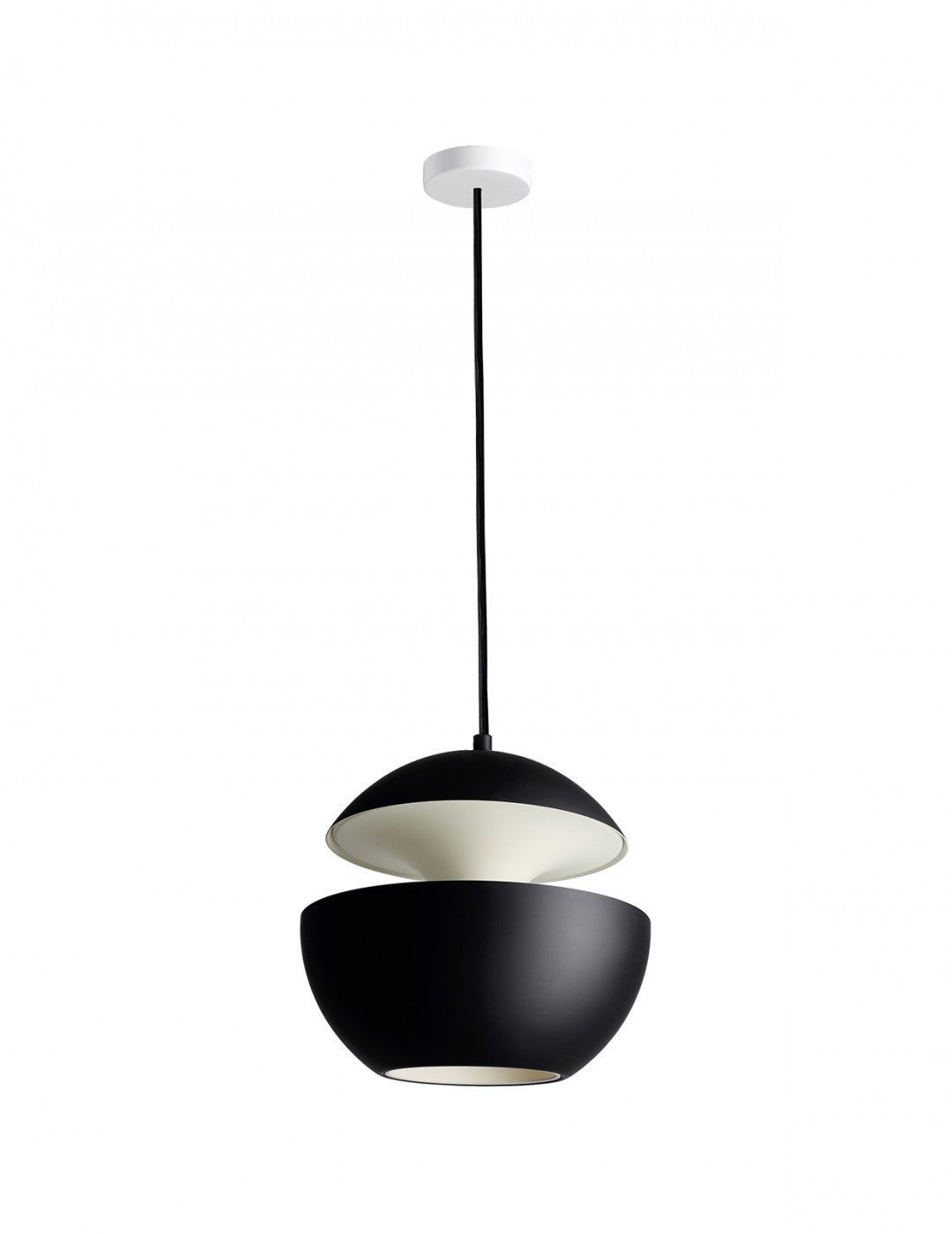 DCW éditions Here Comes the Sun Ø25 hanglamp zwrat wit