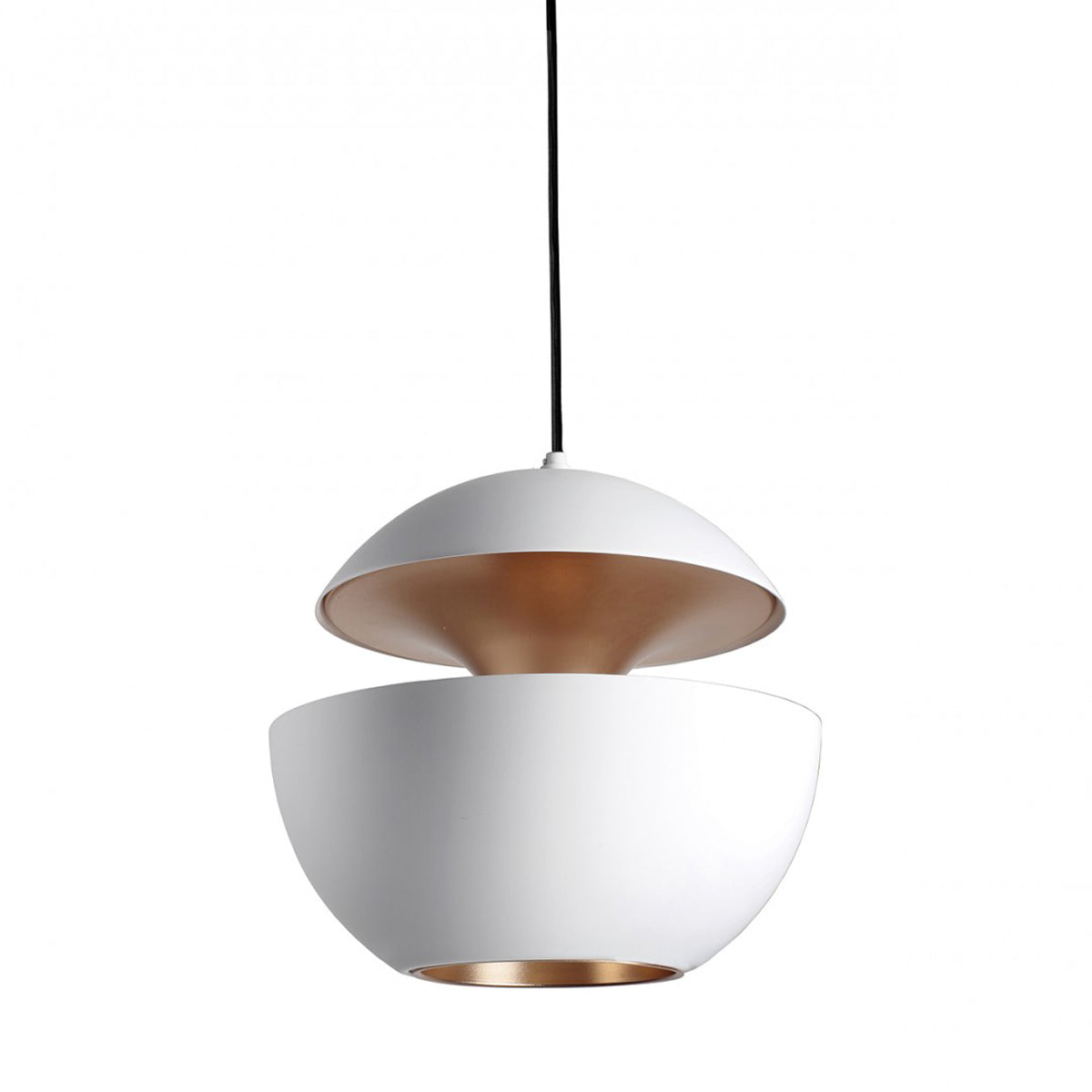 DCW éditions Here Comes the Sun Ø45 hanglamp wit koper