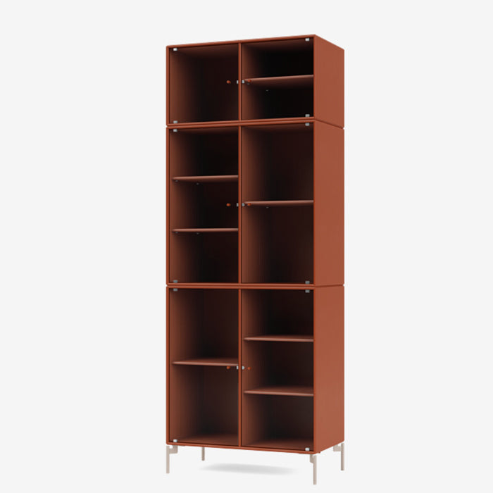 Montana Ripple 4 Vitrine cabinet hokkia, terracotta