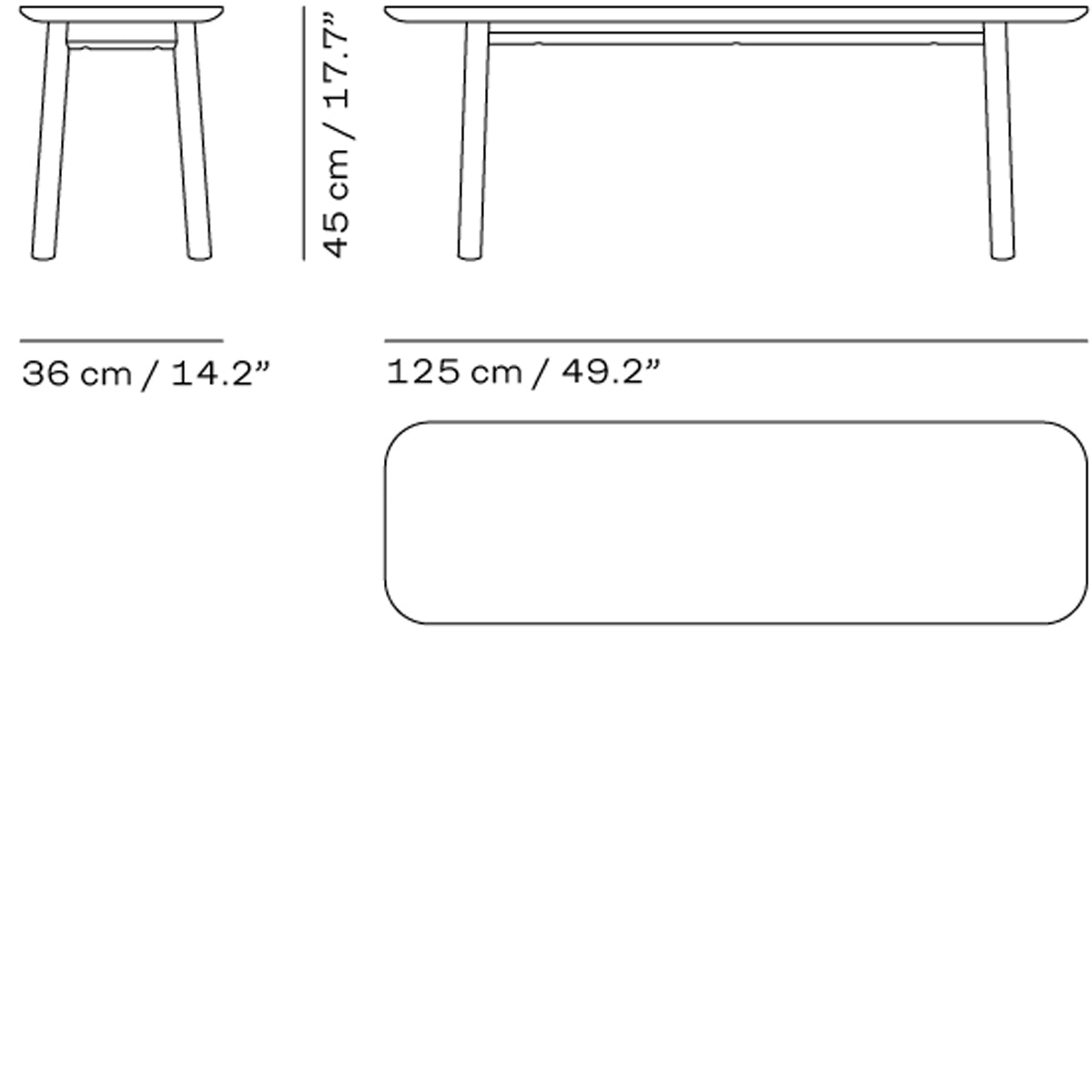 Skagerak by Fritz Hansen Hven bench