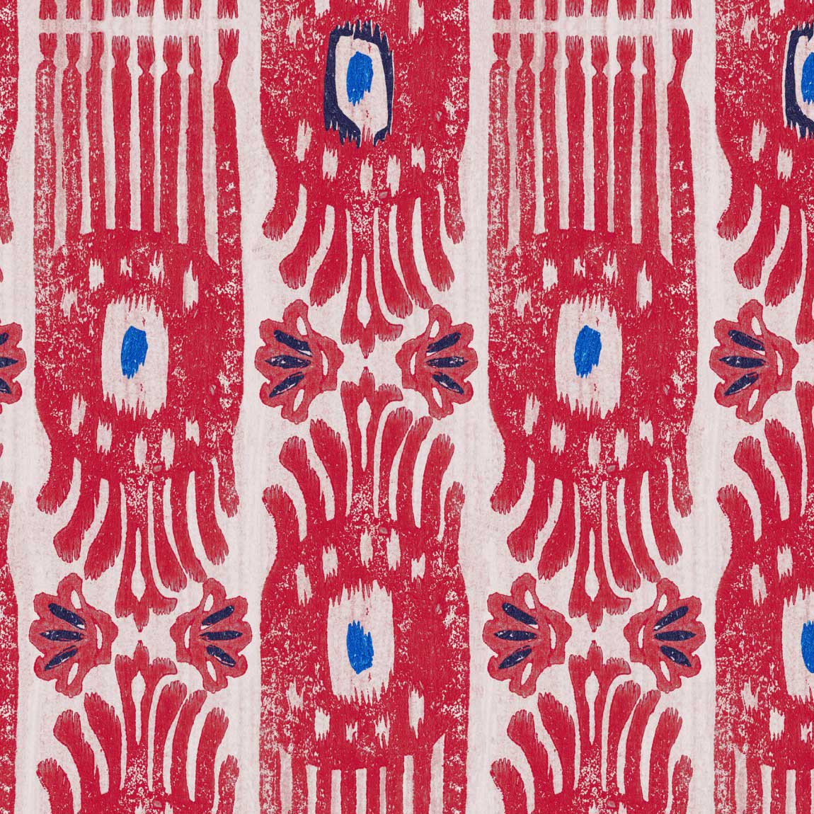 Mind the Gap behang Ikat Raspberry Ripple WP20819
