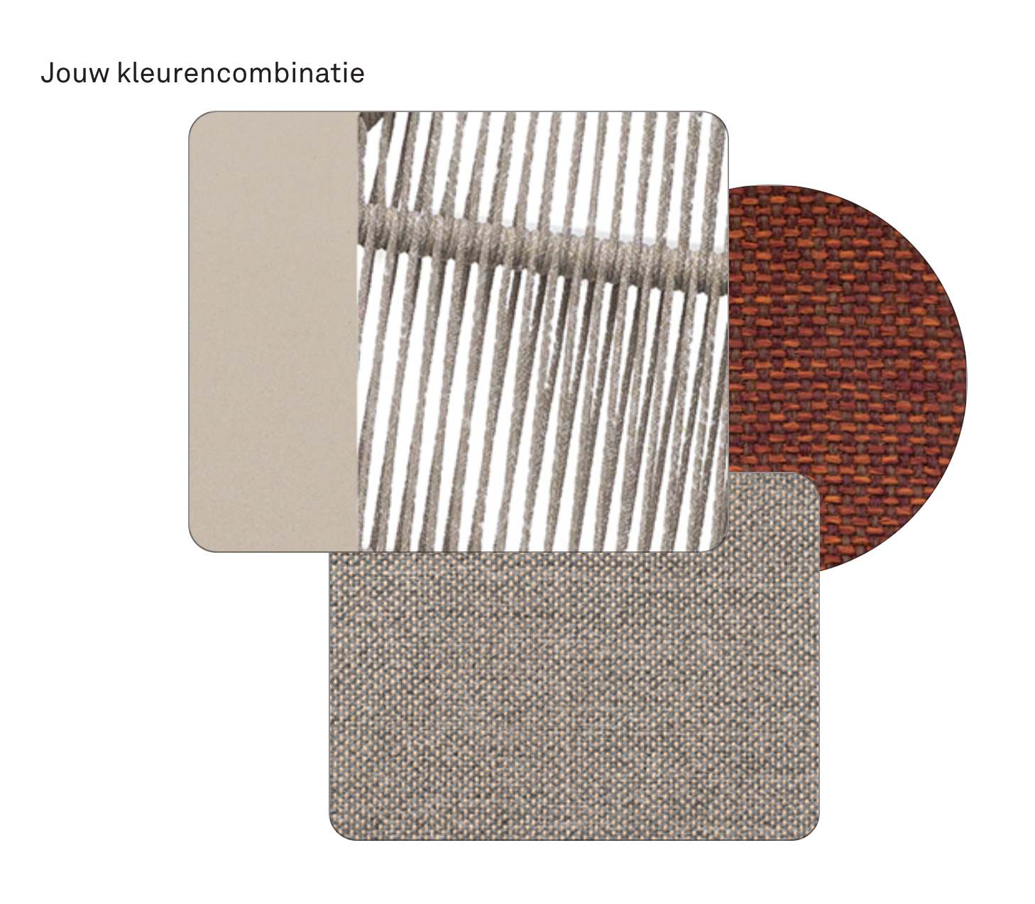 Vincent Sheppard Kodo Cocoon chair met rugkussen kleuren combinatie
