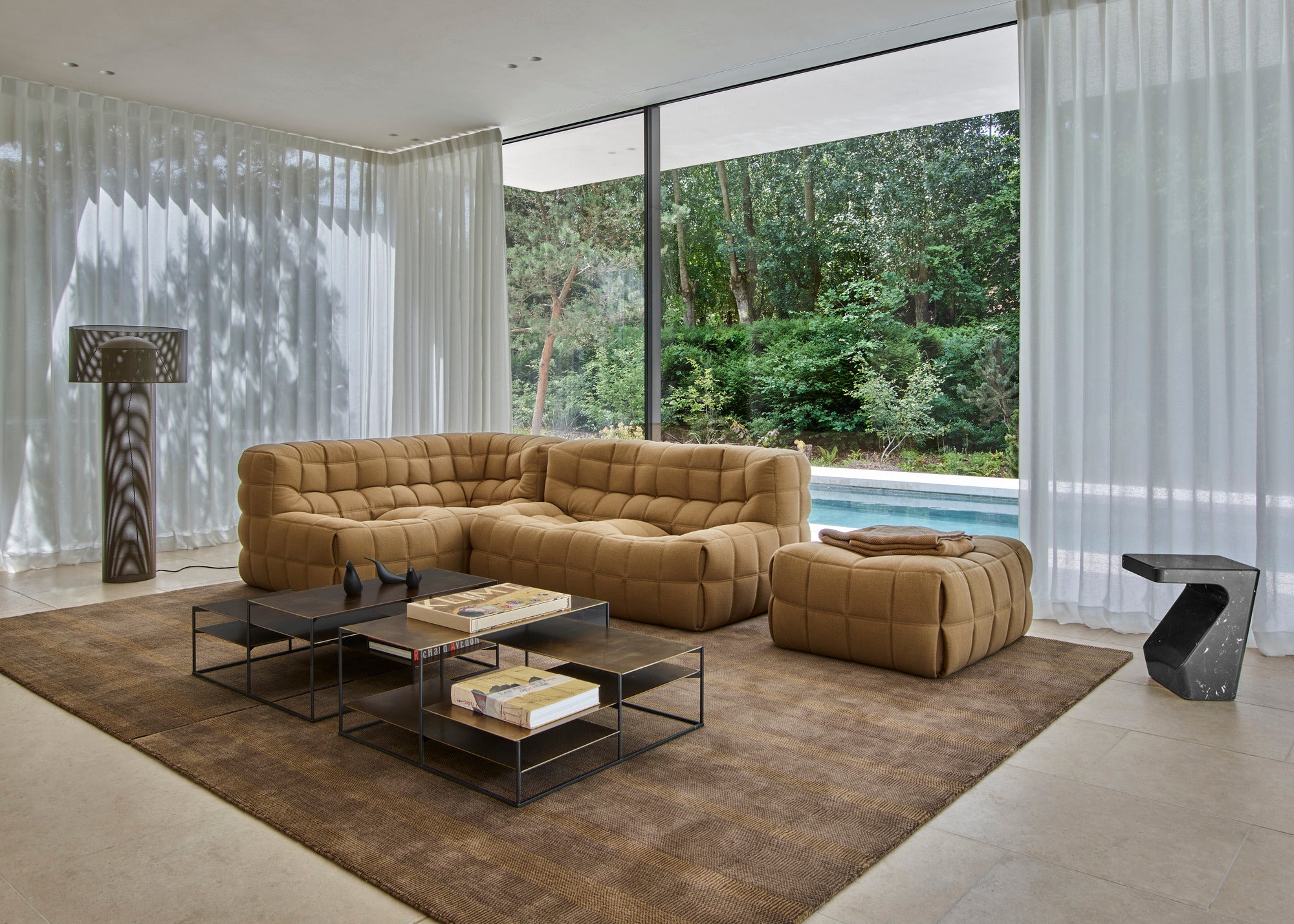 Ligne Roset Kashima grand canape 2- zits bank hoek rechts