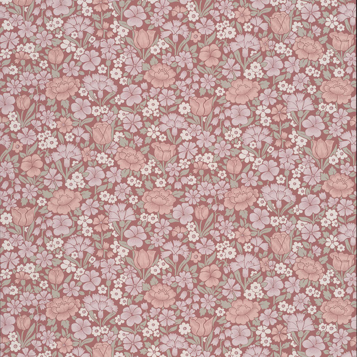 Little Greene Behang Spring Flowers - Blush