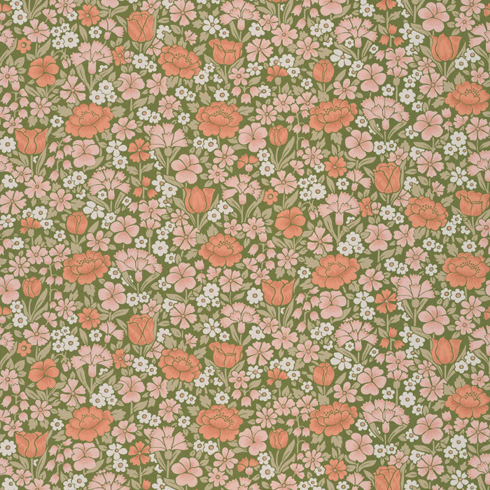 Little Greene Behang Spring Flowers - Garden