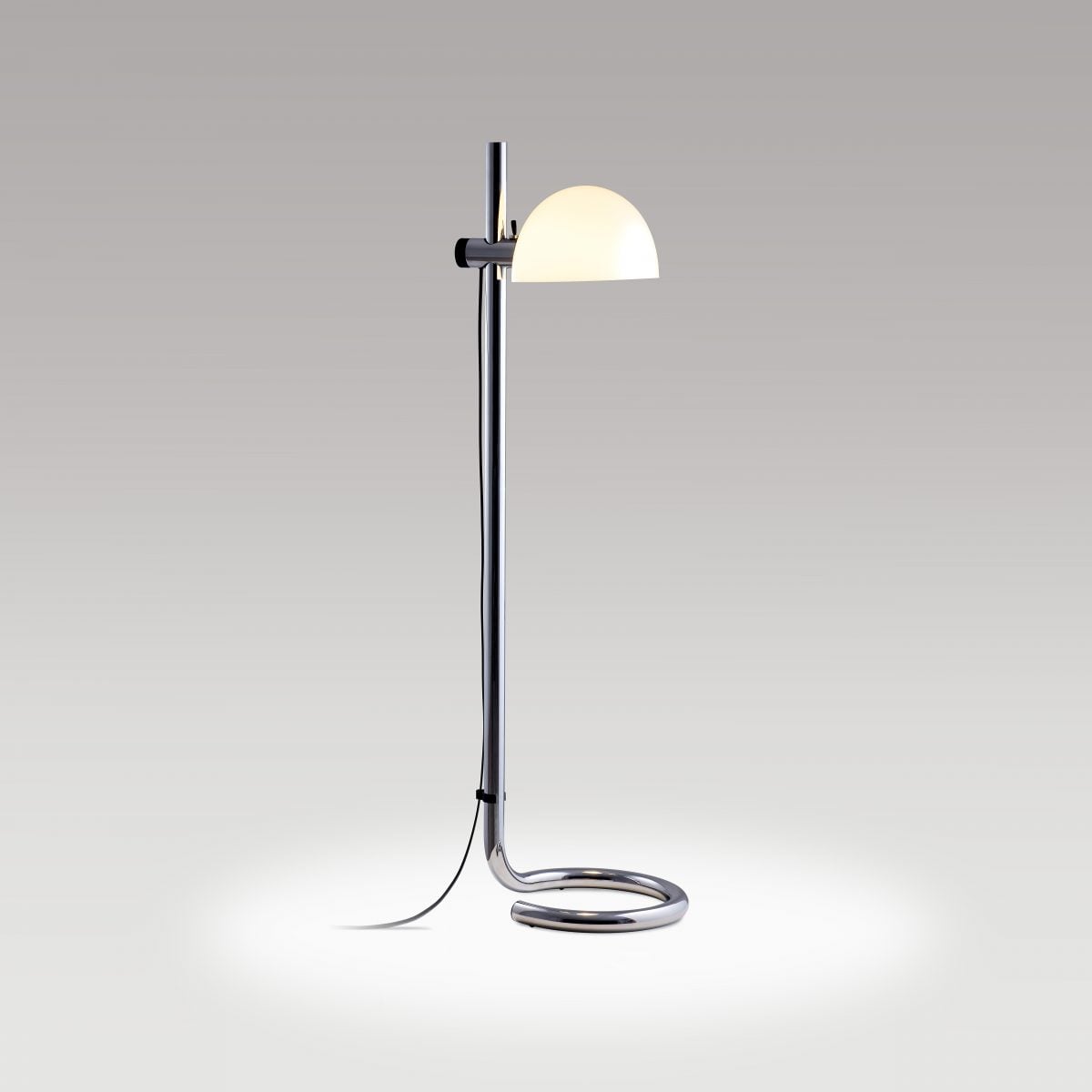 Marset Lauro P vloerlamp verchroomd staal wit