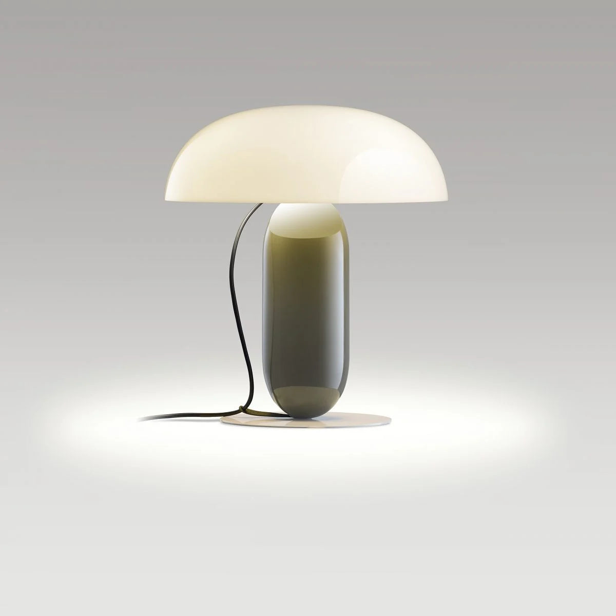 Marset Gambosa tafellamp Opal - Brown grey sfeerbeeld