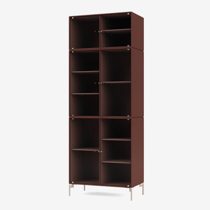 Montana Ripple 4 Vitrine cabinet masala, bordeaux
